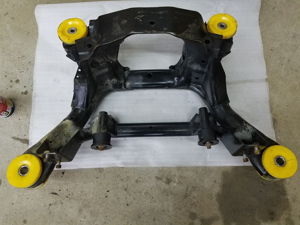 E46 M3 Rear Axle Carrier Powerflex Polyurethane Subframe and AKG Diff
