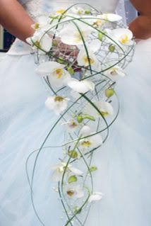 White Orchid Bridal bouquet