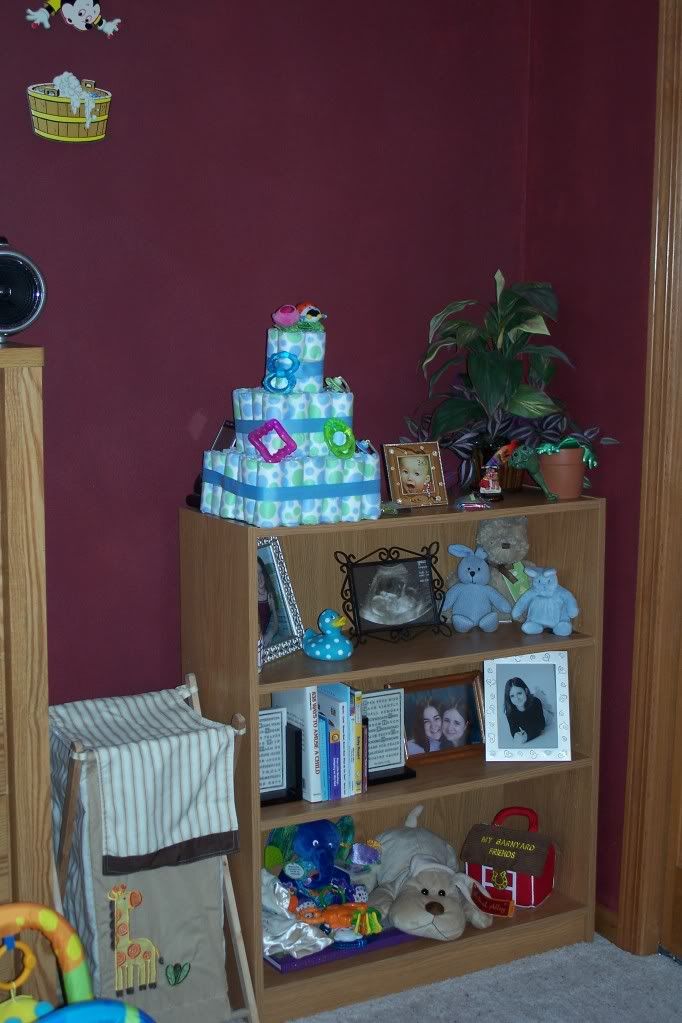 mariah carey baby shower cake. Here was my diaper cake from