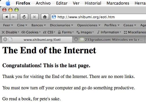 the end of internet the end of internet