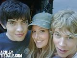Ashley with Carter Jenkins and Austin Butler