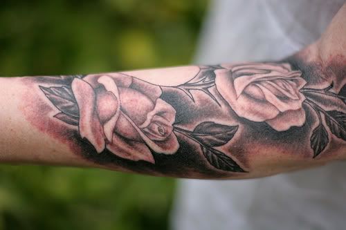 Black Rose Tattoos for Men