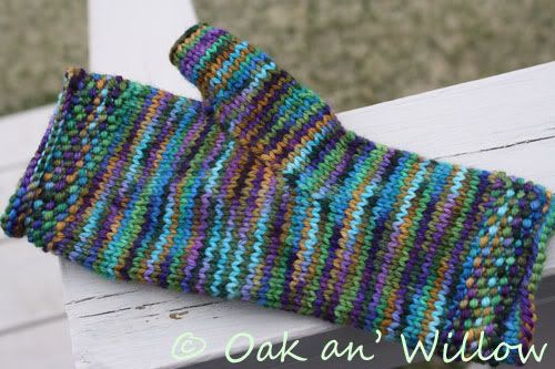 Crunchy Congo Knit Month - Oak an' Willow<br>MM "Anu" Fingerless Gauntlets<br>Size S/M