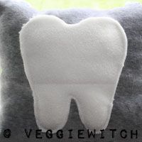 Blue Ooga & Grey<br>Tooth Fairy Pillow