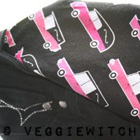 Upcycled Pink Hearses<br>Shoulder Bag