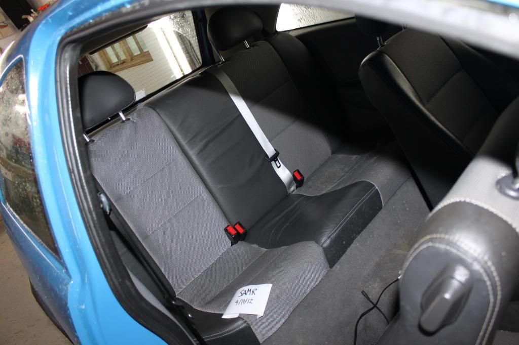 Aruba Blue Split Bumpers, Seats, Lights, SRI Wheels Vauxhall Corsa