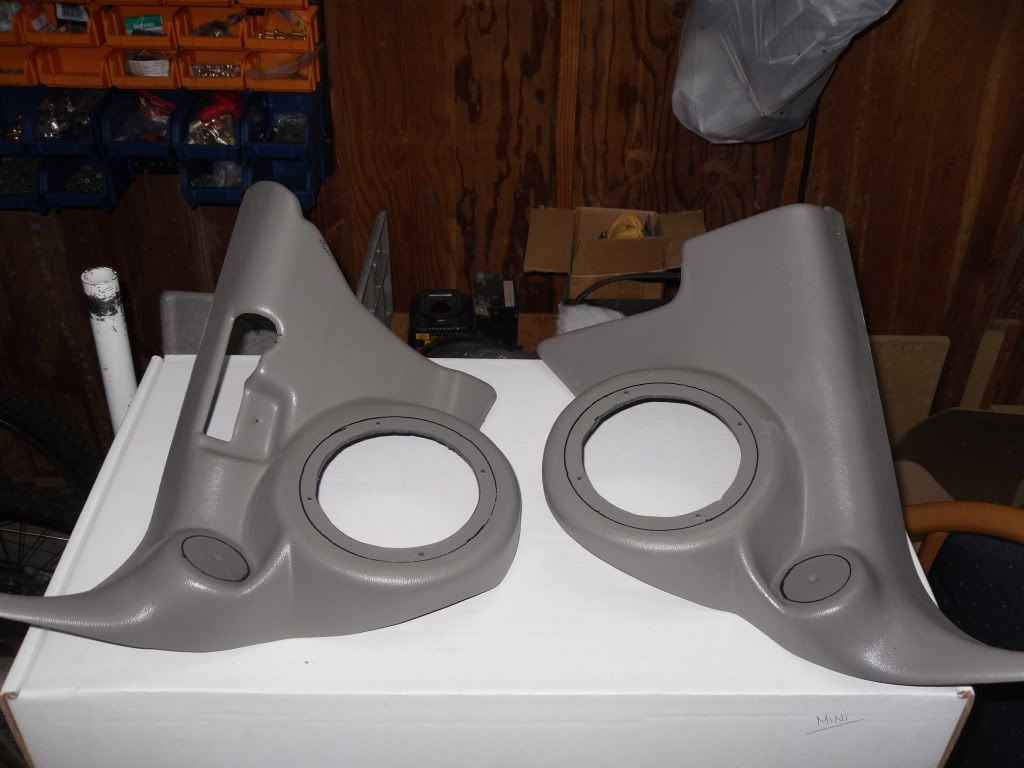 Chevy QForms Kick Panels (light grey pair) Car Audio Classifieds!
