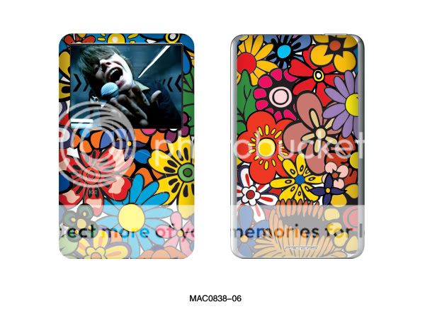 Many Designs Vinyl Decal Sticker Skin Cover Skins for iPod Classic 80 120 160GB